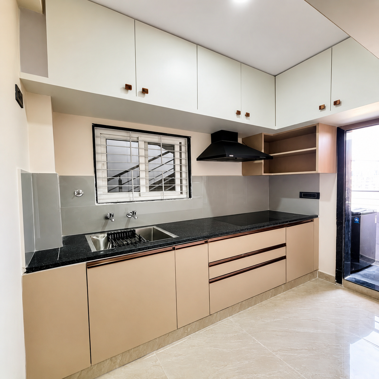 modern kitchen design, modular kitchen, contemporary kitchen, minimalist kitchen, compact kitchen design, small kitchen ideas, budget kitchen ideas, affordable kitchen design, stylish kitchen interior, modern home interior, kitchen interior design, kitchen renovation ideas, kitchen makeover, space saving kitchen, functional kitchen design, apartment kitchen, rental kitchen ideas, student apartment kitchen, student housing kitchen, kitchen ideas for students, working professional home, kitchen for working professionals, busy professionals home, easy maintenance kitchen, practical kitchen design, organized kitchen, smart kitchen storage, kitchen cabinet design, kitchen storage ideas, kitchen countertop design, elegant kitchen interior, neutral kitchen design, beige kitchen, black countertop kitchen, modern cabinetry, sleek kitchen cabinets, home improvement ideas, first home kitchen, bachelor apartment kitchen, family kitchen design, affordable modular kitchen, compact modular kitchen, modern apartment interior, home decor inspiration, kitchen inspiration, dream kitchen ideas, Indian home kitchen, modern Indian kitchen design, contemporary home decor, real estate kitchen photography.